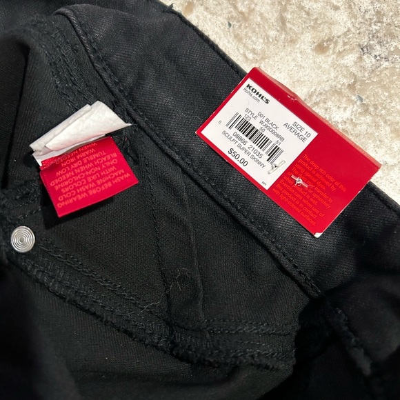 Jennifer Lopez Black Slim Fit Denim Jeans- for curvy figures - Picture 3 of 3